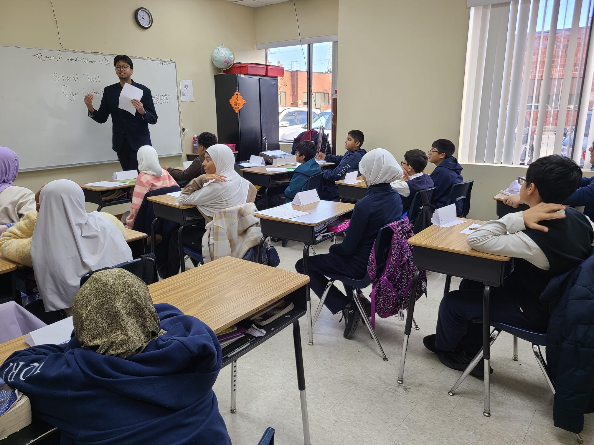 Public speaking in the classroom
